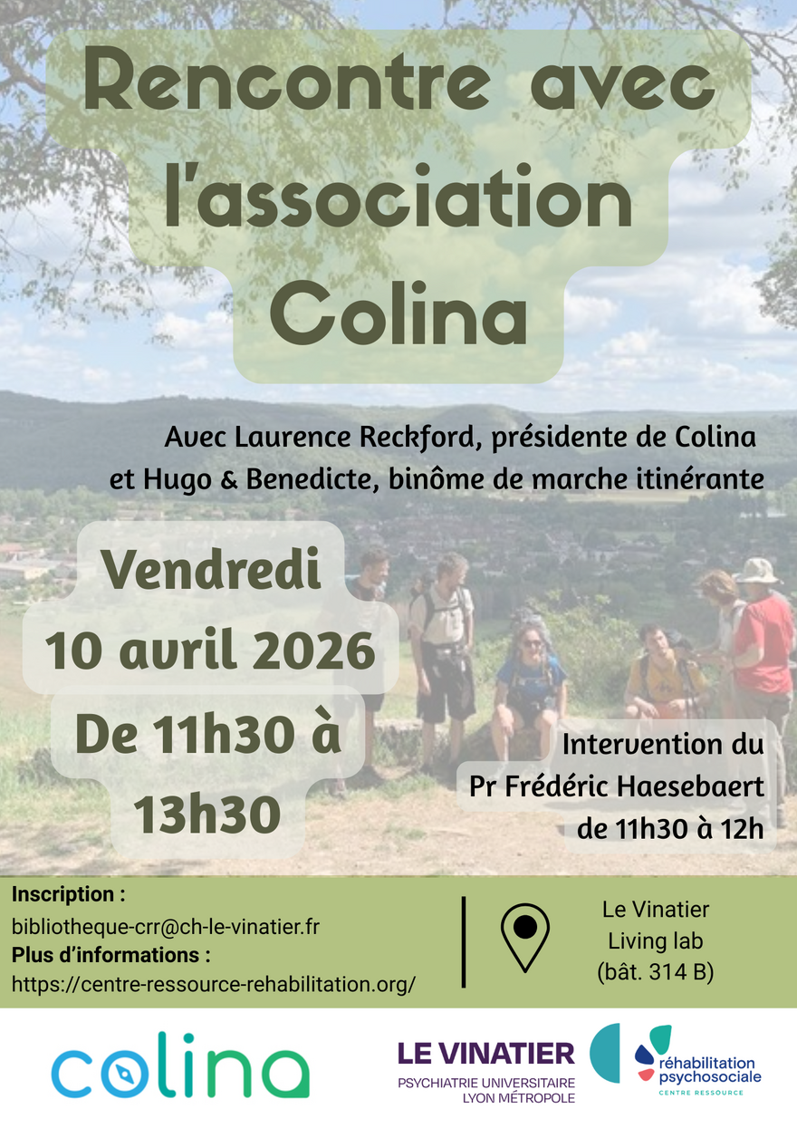 Affiche rencontre association Colina