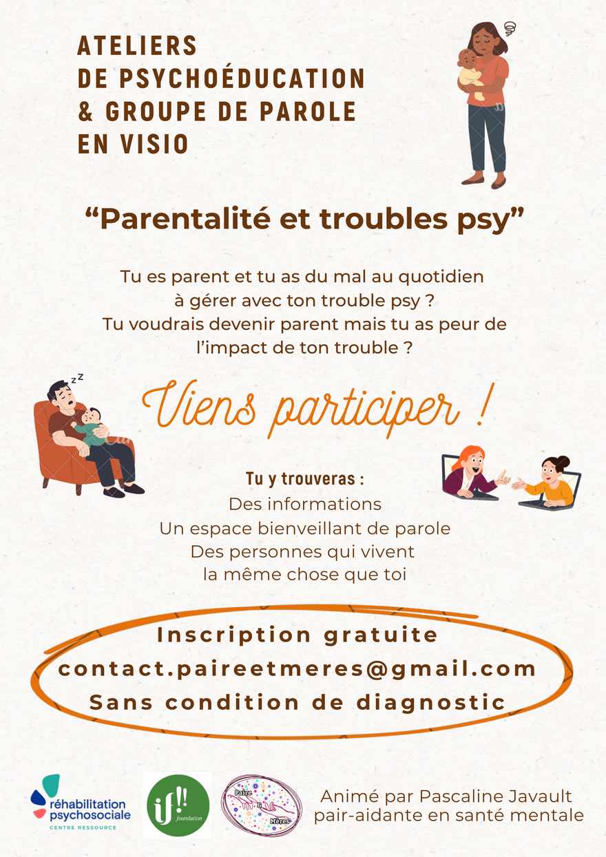 Affiche ateliers parentalité 